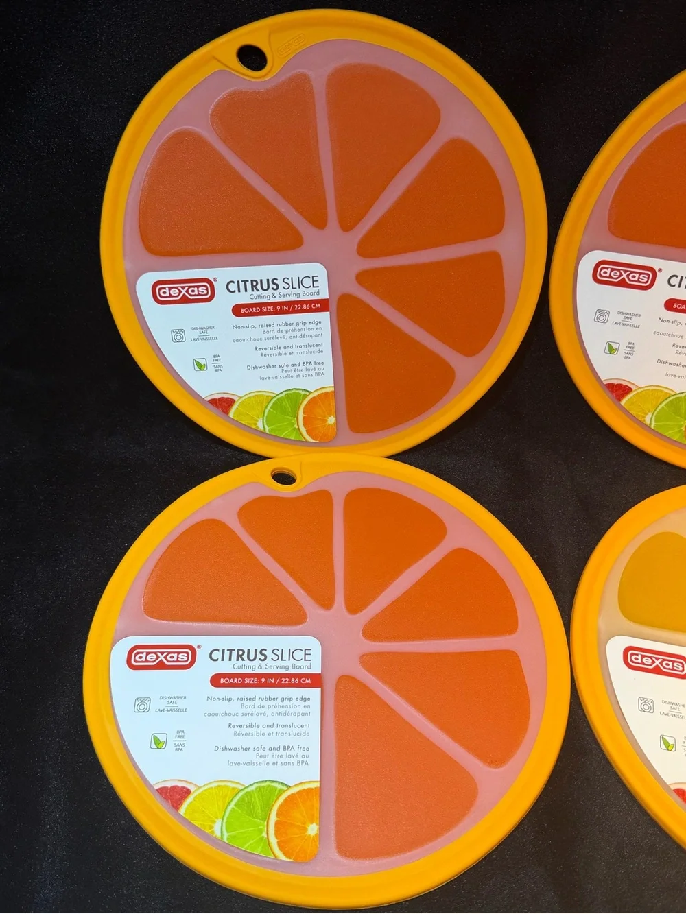 Dex Citrus Slice Cutting & Serving Board - Orange